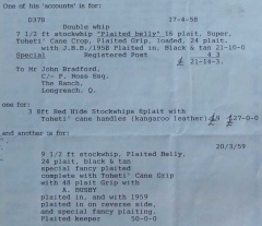 Cut from Henderson Letter 1958